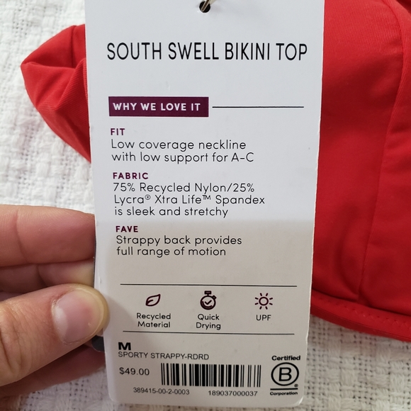 ATHLETA WOMENS BIKINI WITH TAGS - Picture 3 of 5